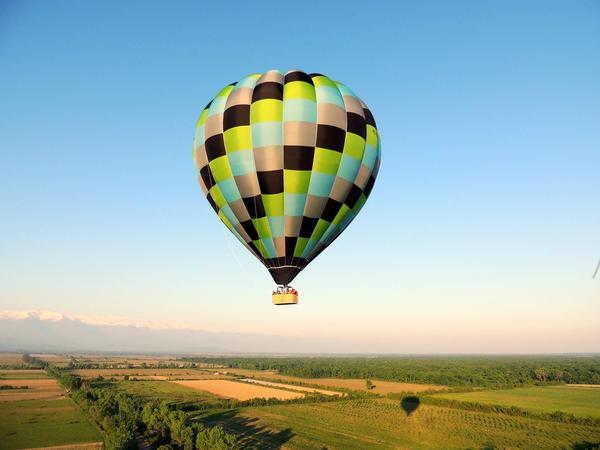 Private hot air balloon ride