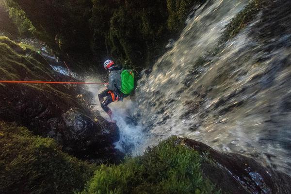 Descending Sopho Canyon