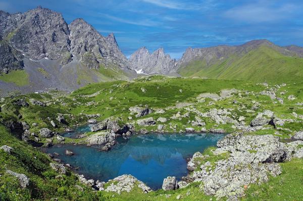 Georgia's Abudelauri Lakes in Summer