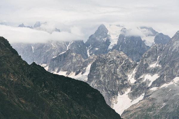 Majestic Caucasus Ranges in Svaneti