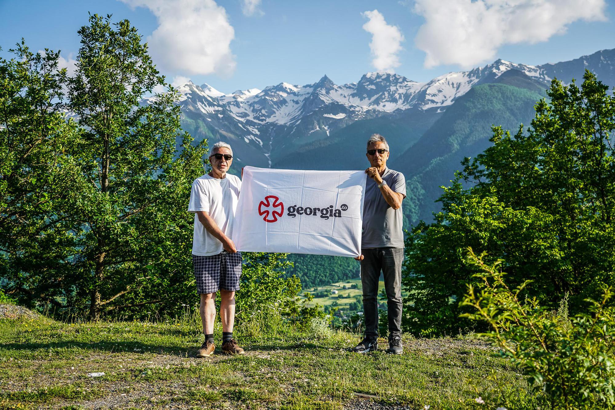 Tourists of Georgia.to in Svaneti