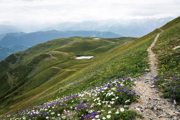 Koruldi Lakes Trail in Svaneti Mountains