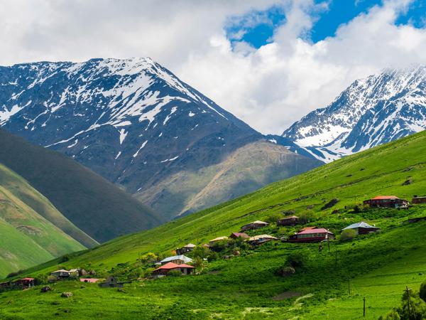 Juta Village in Tusheti, Georgia