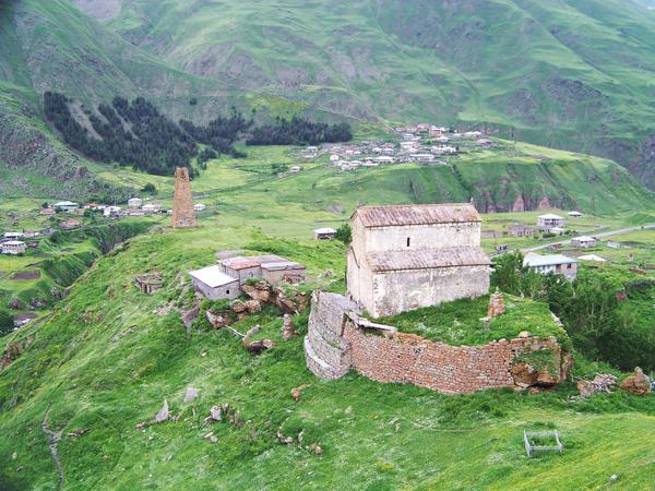 Khevi Sioni Basilica in Kazbegi