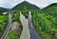 White & Black Aragvi Rivers Confluence