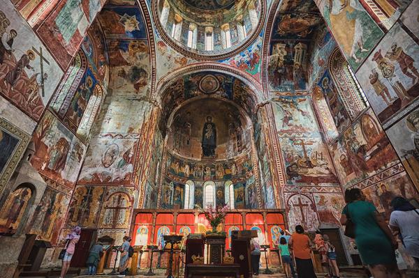 Interior of Gelati Monastery, Georgia