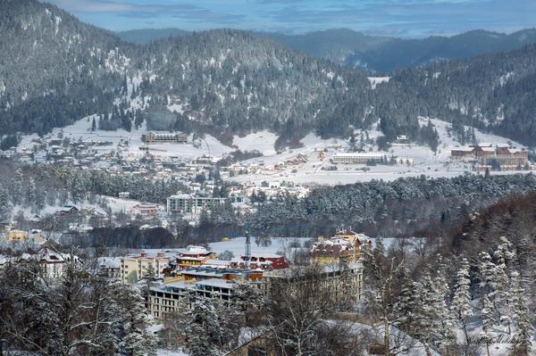 Bakuriani Town in Winter