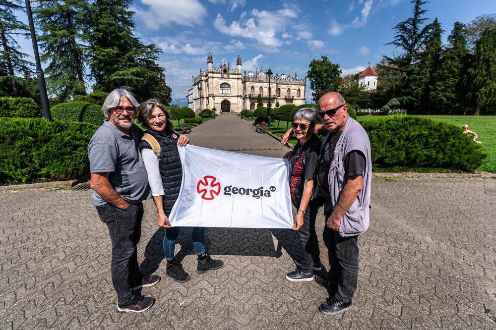 Georgia.to Tourists at Dadiani Palace