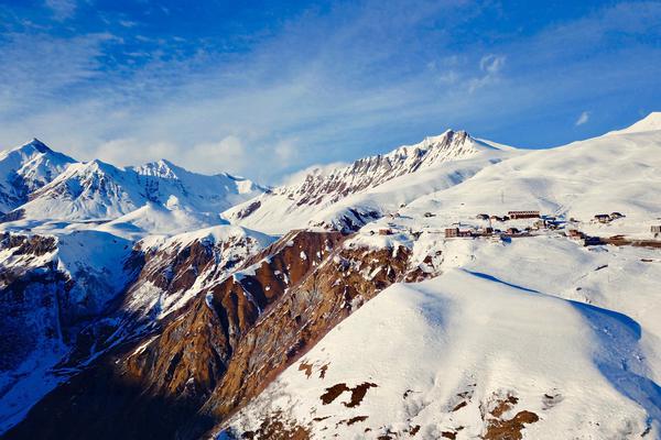 Aerial View of Gudauri in Georgia