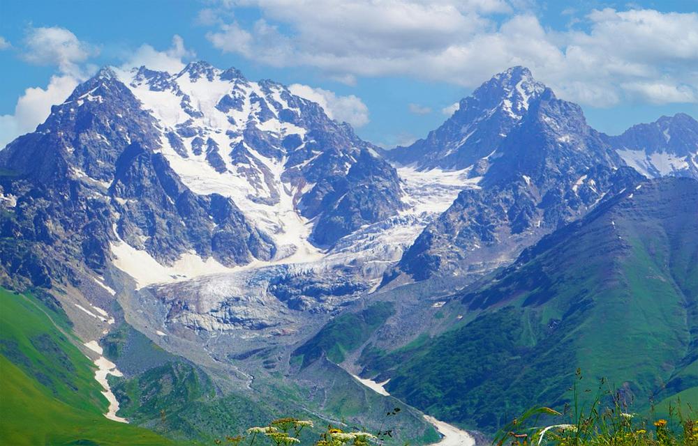 Buba Glacier: Georgia's Natural Marvel in the Racha Caucasus Range