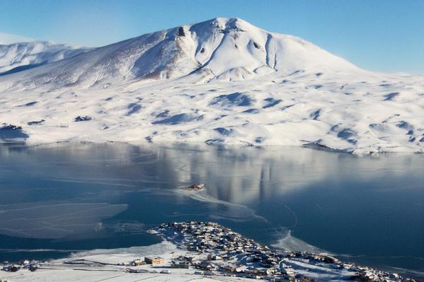 Tabatskuri Lake in Winter