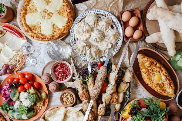 Georgian Cuisine Feast