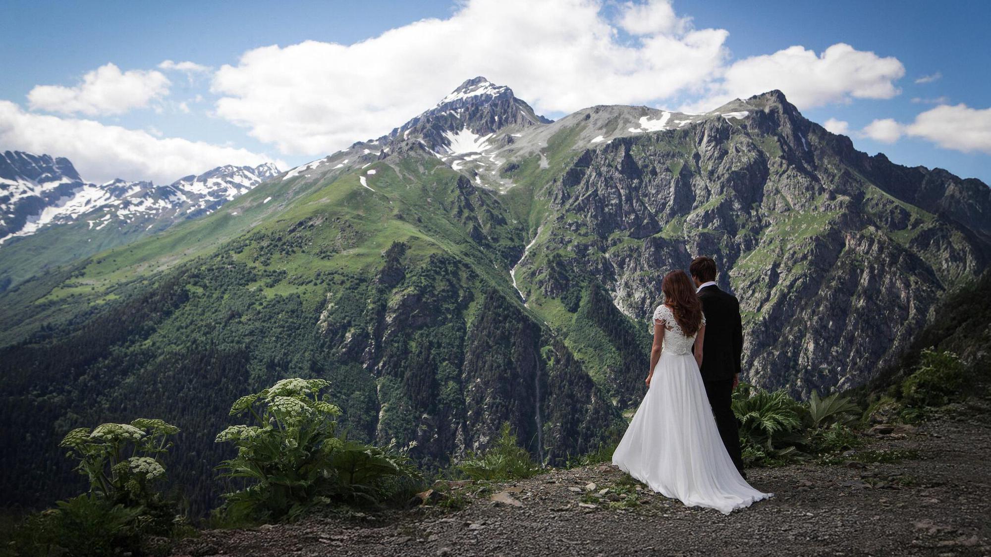 Wedding Ceremony in Georgian Mountains