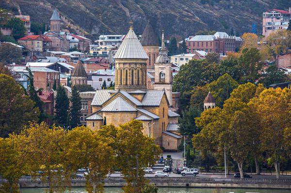 Sioni Cathedral in Tbilisi Downtown