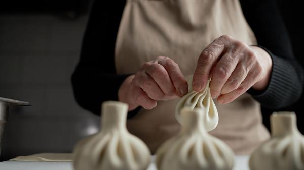 Georgian Khinkali Making Process