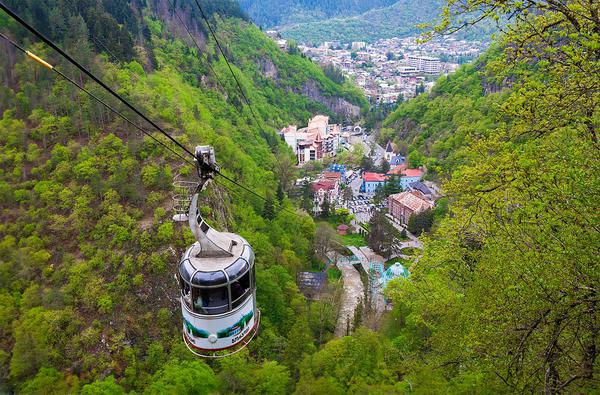 Old Soviet Cable Car in Borjomi