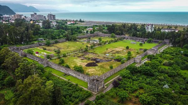 Panoramic View of Gonio Fortress in Ajara