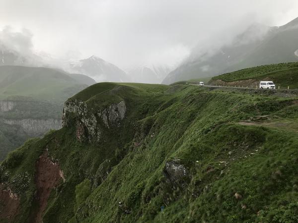 Jvari Pass in Georgia