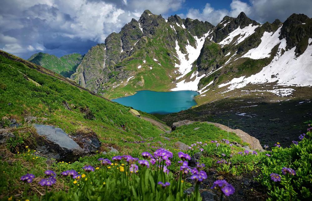 Okrotskali Lakes: Journey to the Turquoise Mirrors of the Khojali Range