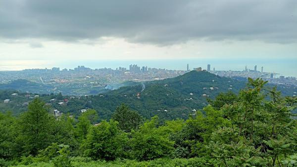 Panorama of Batumi from Anaria Mountain