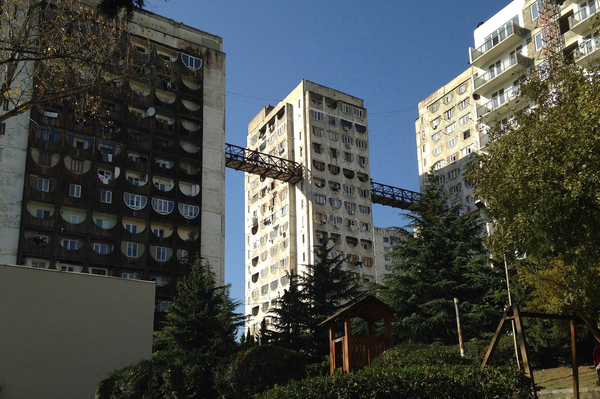 Tbilisi Skybridge in Nutsubidze District