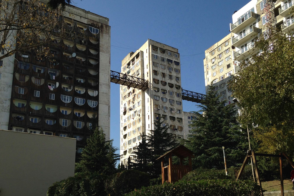 Tbilisi Skybridge: A Brutalist Icon Above the City