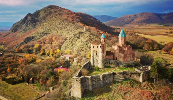 Gremi Castle in Kakheti, Georgia