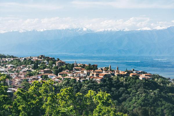 Sighnaghi Panorama in Kakheti Region