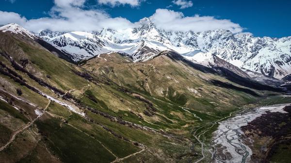 Mount Shkhara Range Panorama
