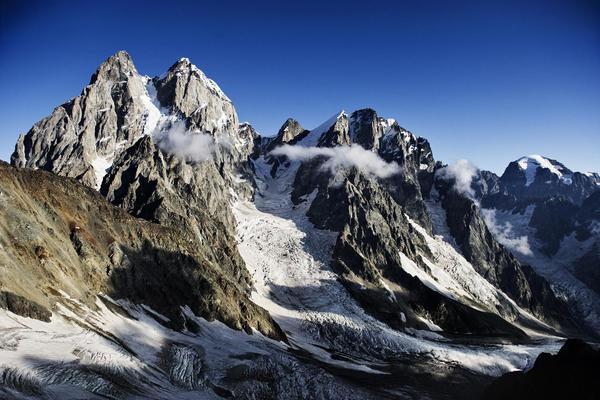 Ushba and its Glacier