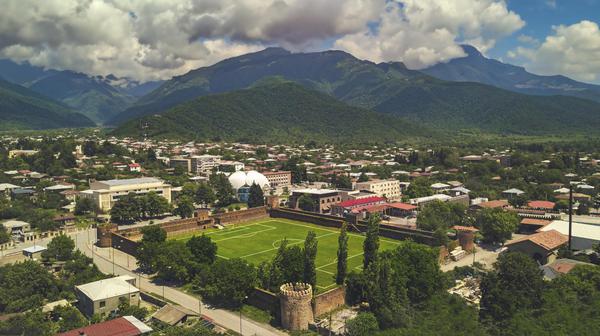 Kvareli Fortress in Kakheti, Georgia