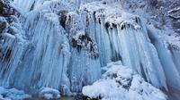 Day 3 photo: Magic of the Frozen Shdugra Waterfall