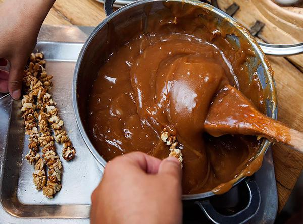 Churchkhela cooking process