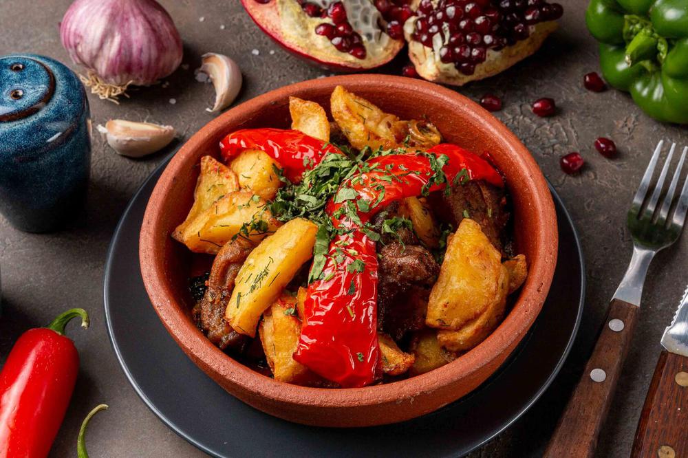 Ojakhuri: Georgian Meat and Potatoes Dish | Traditional Family Recipe