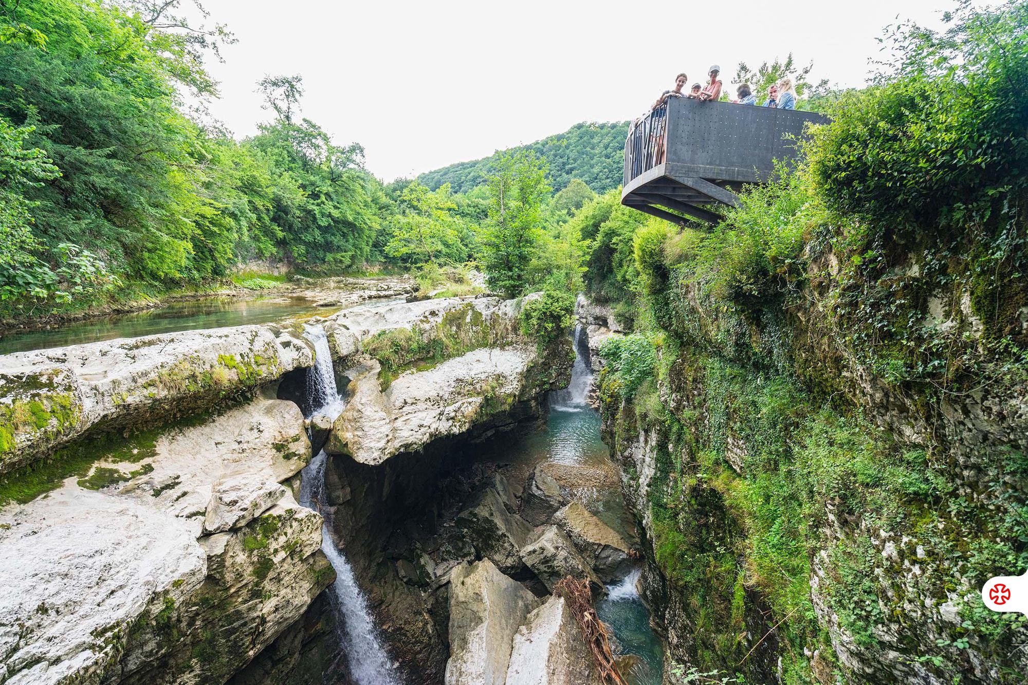 Balcony View at Martvili Canyon in Georgia
