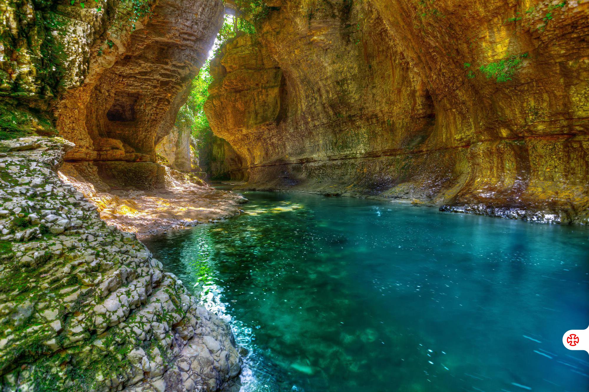 Martvili Canyon in Samegrelo Region